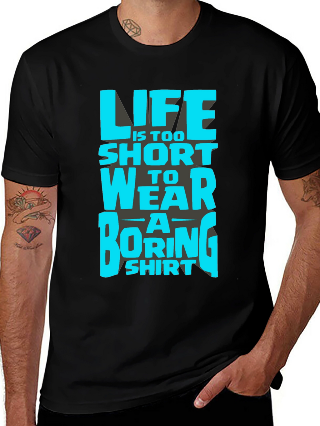 Lifes Too Short Funny Graphic T-Shirt