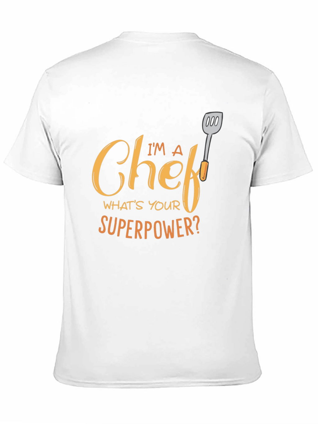 Chef Superpower Graphic Tee - Black Cotton T-Shirt