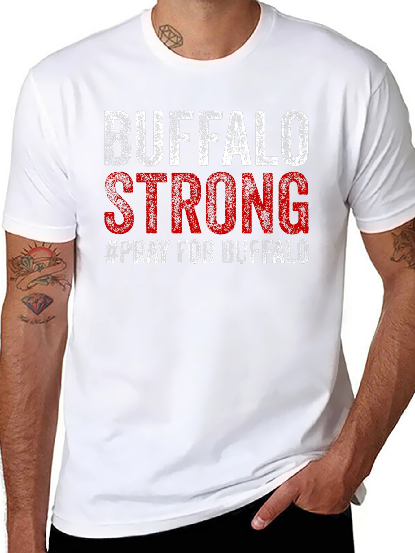 Buffalo Strong T-Shirt - Pray for Buffalo