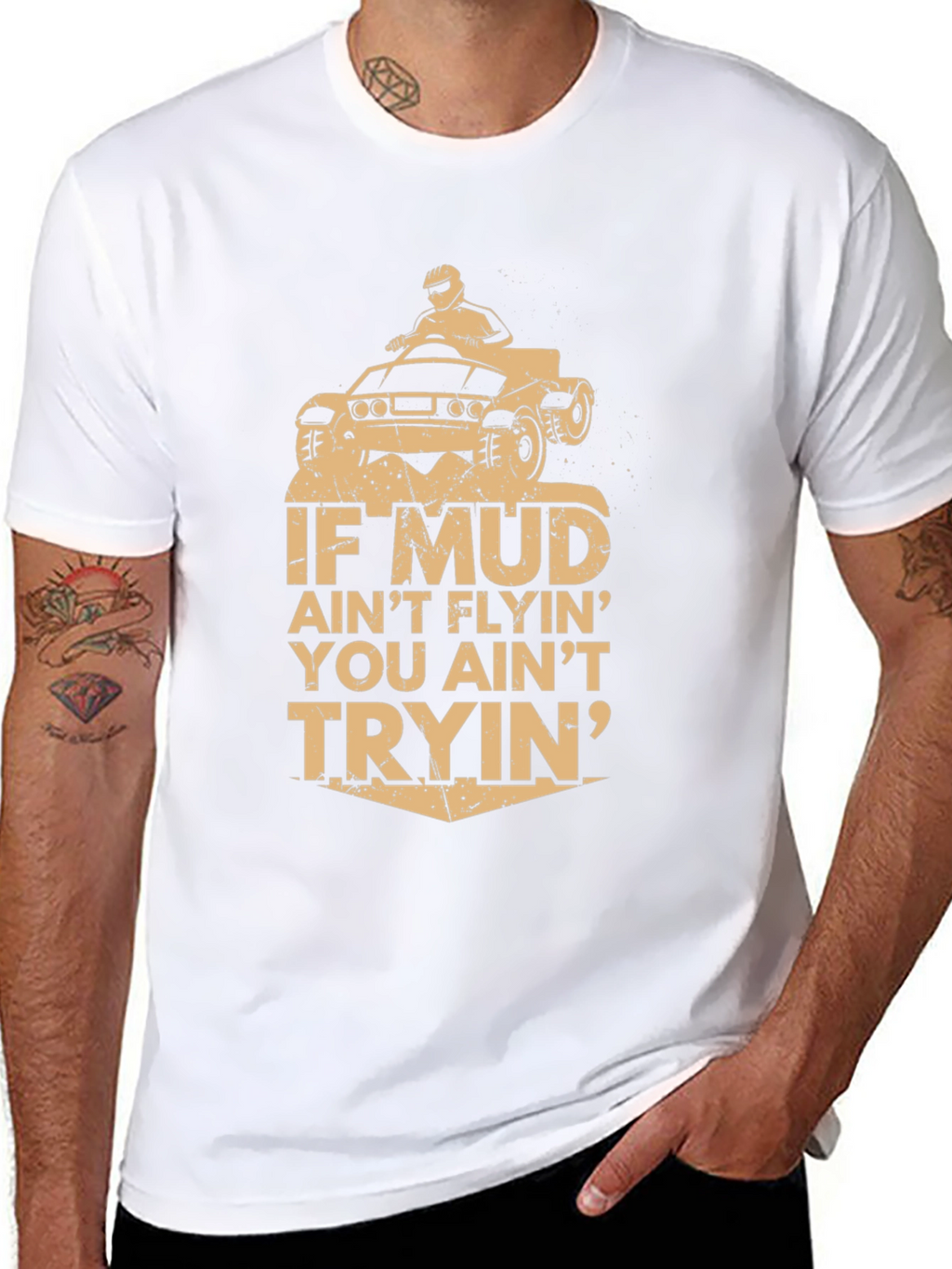 Mud Aint Flyin T-Shirt - Off-Road Adventure Tee