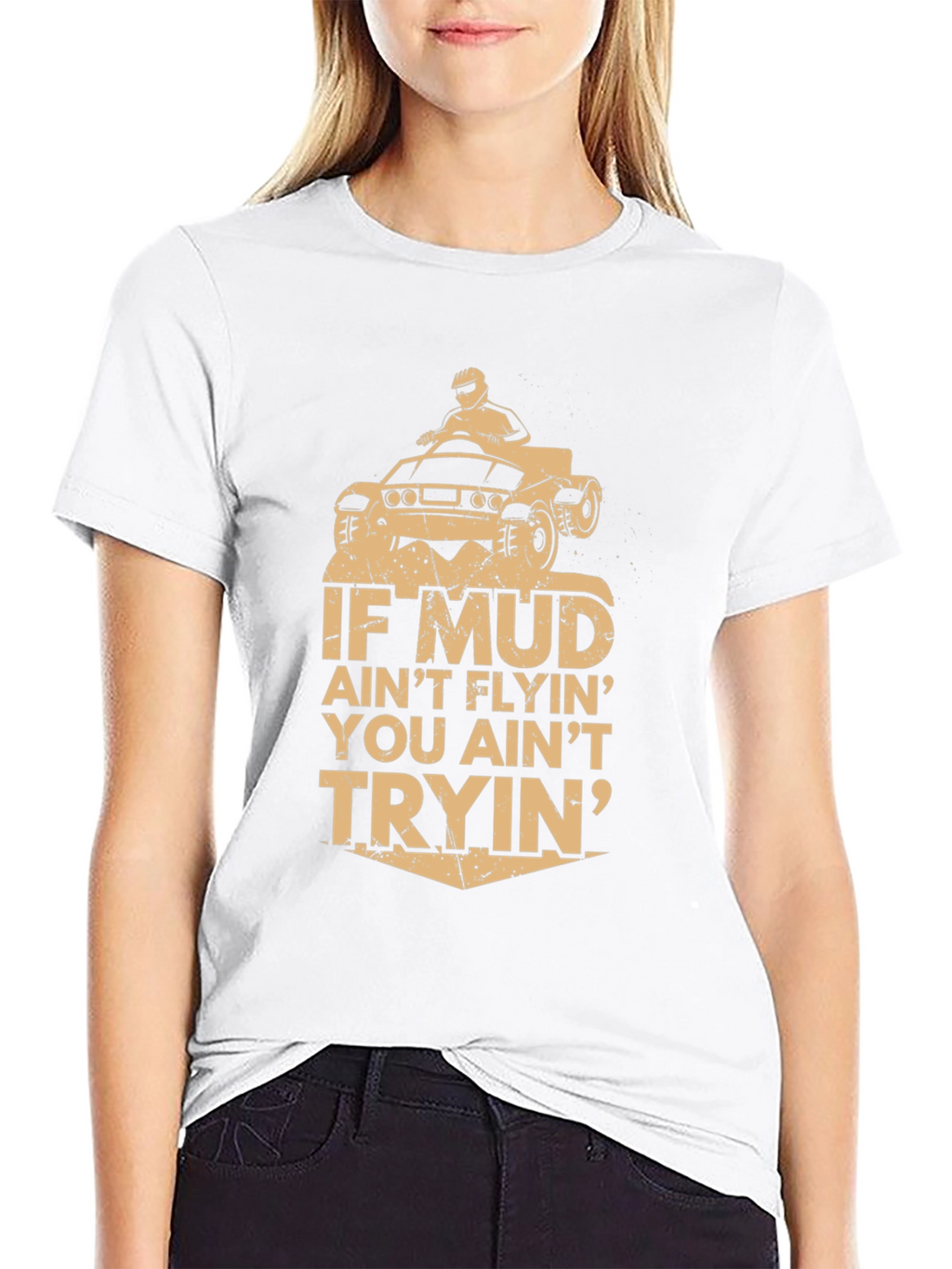 Mud Aint Flyin T-Shirt - Off-Road Adventure Tee