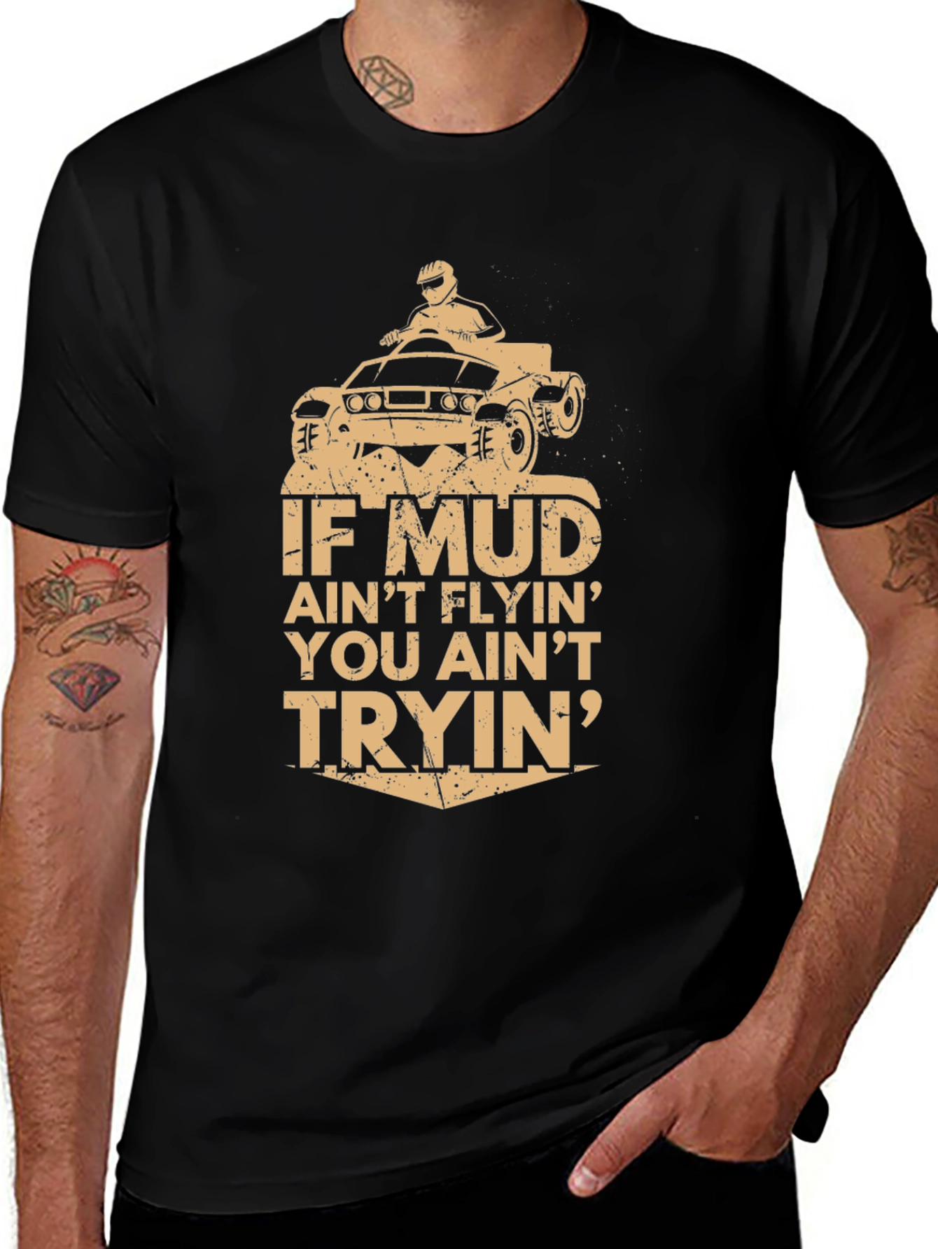 Mud Aint Flyin T-Shirt - Off-Road Adventure Tee
