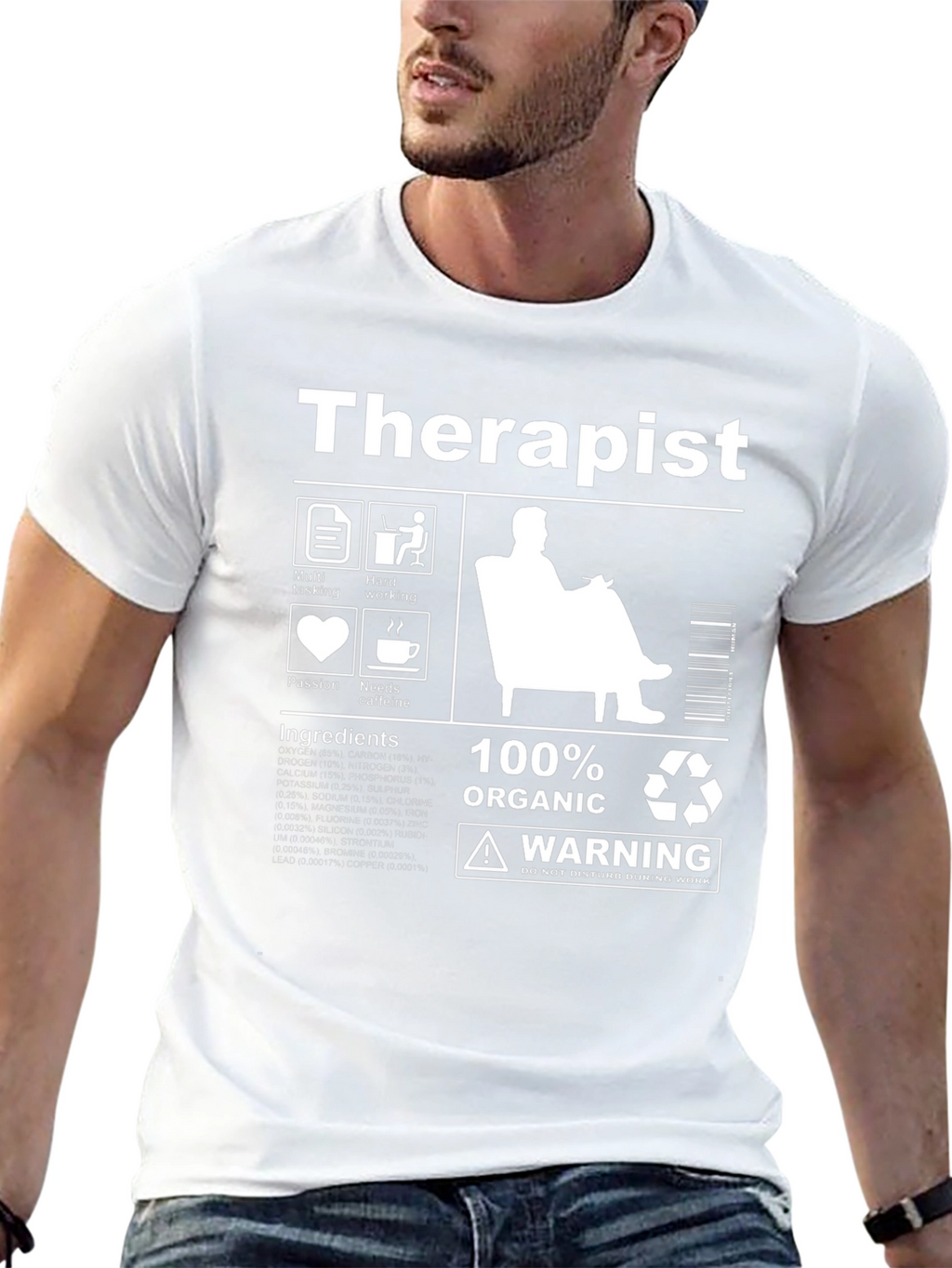 Therapist Organic Ingredients T-Shirt