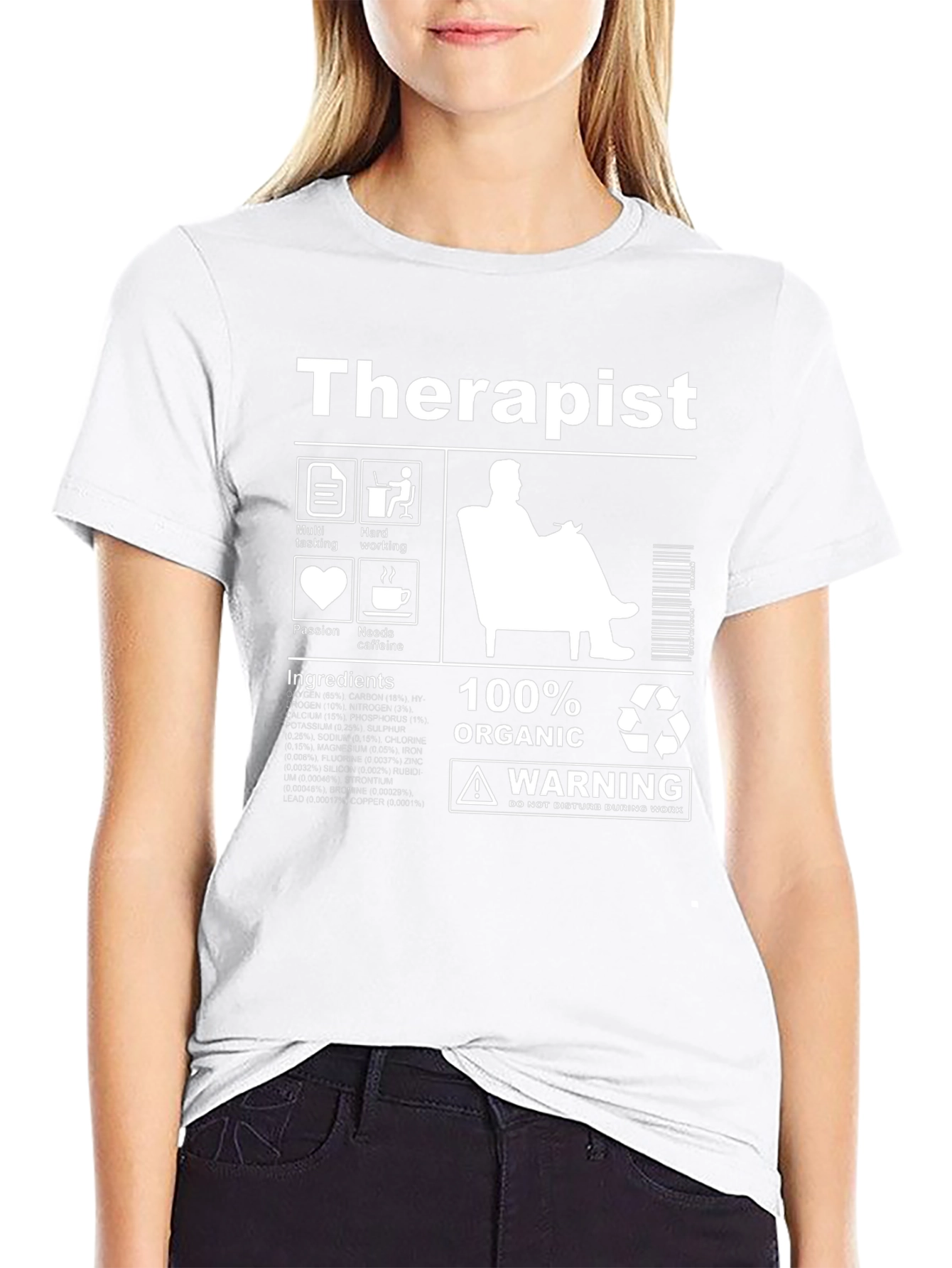 Therapist Organic Ingredients T-Shirt