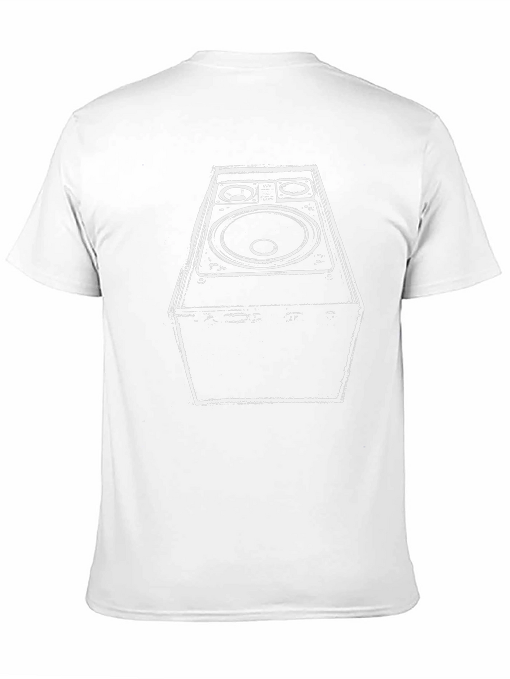Speaker Graphic Black Tee - Bold Music Statement