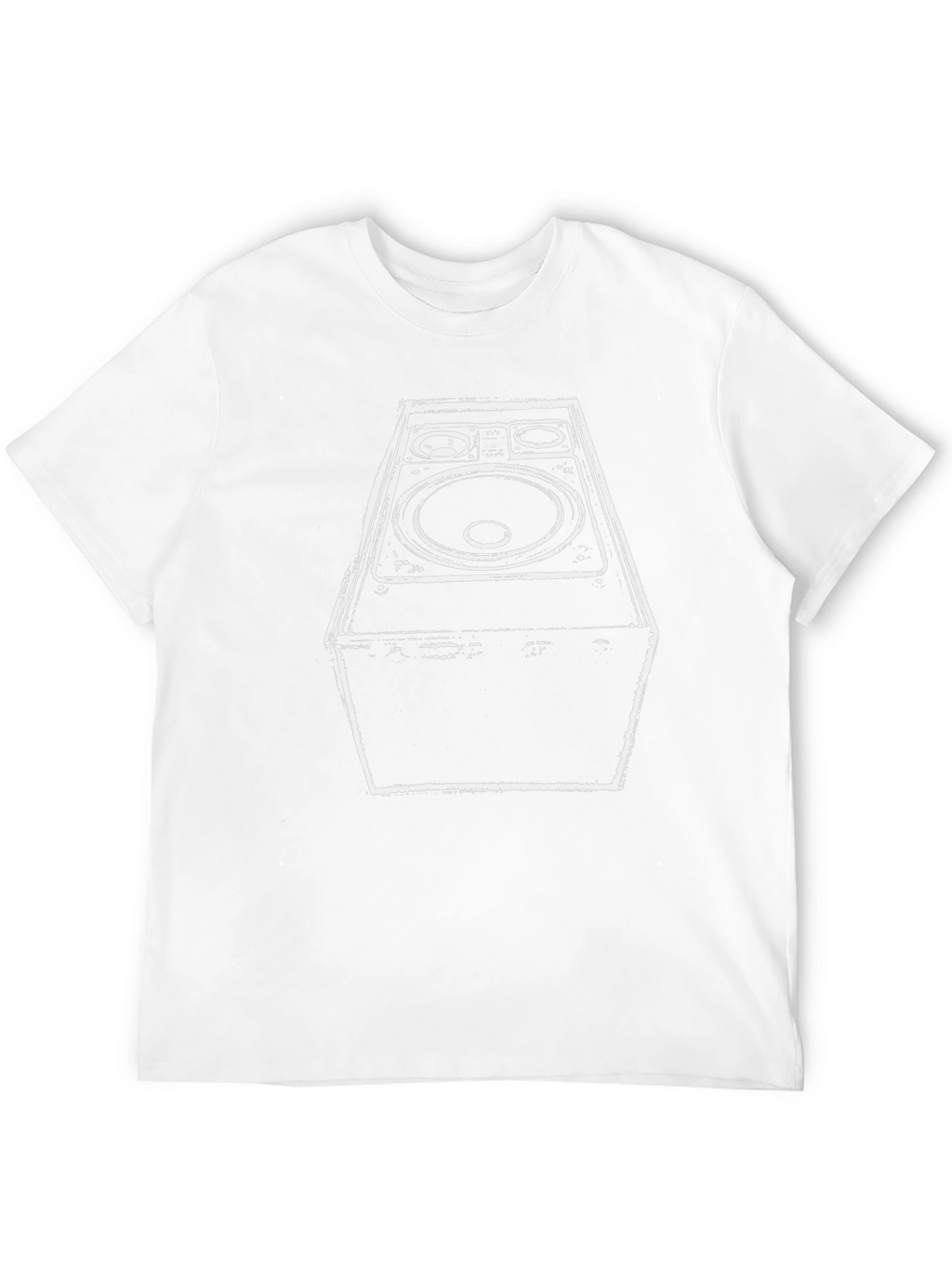 Speaker Graphic Black Tee - Bold Music Statement