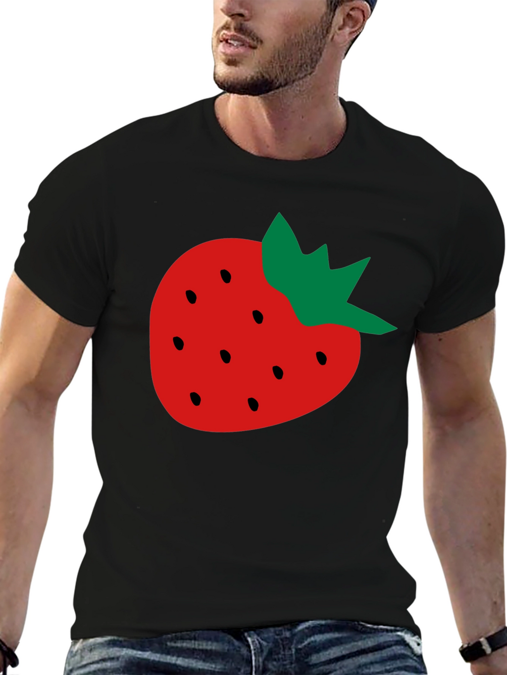 Strawberry Graphic Tee - Fruit Lover T-Shirt