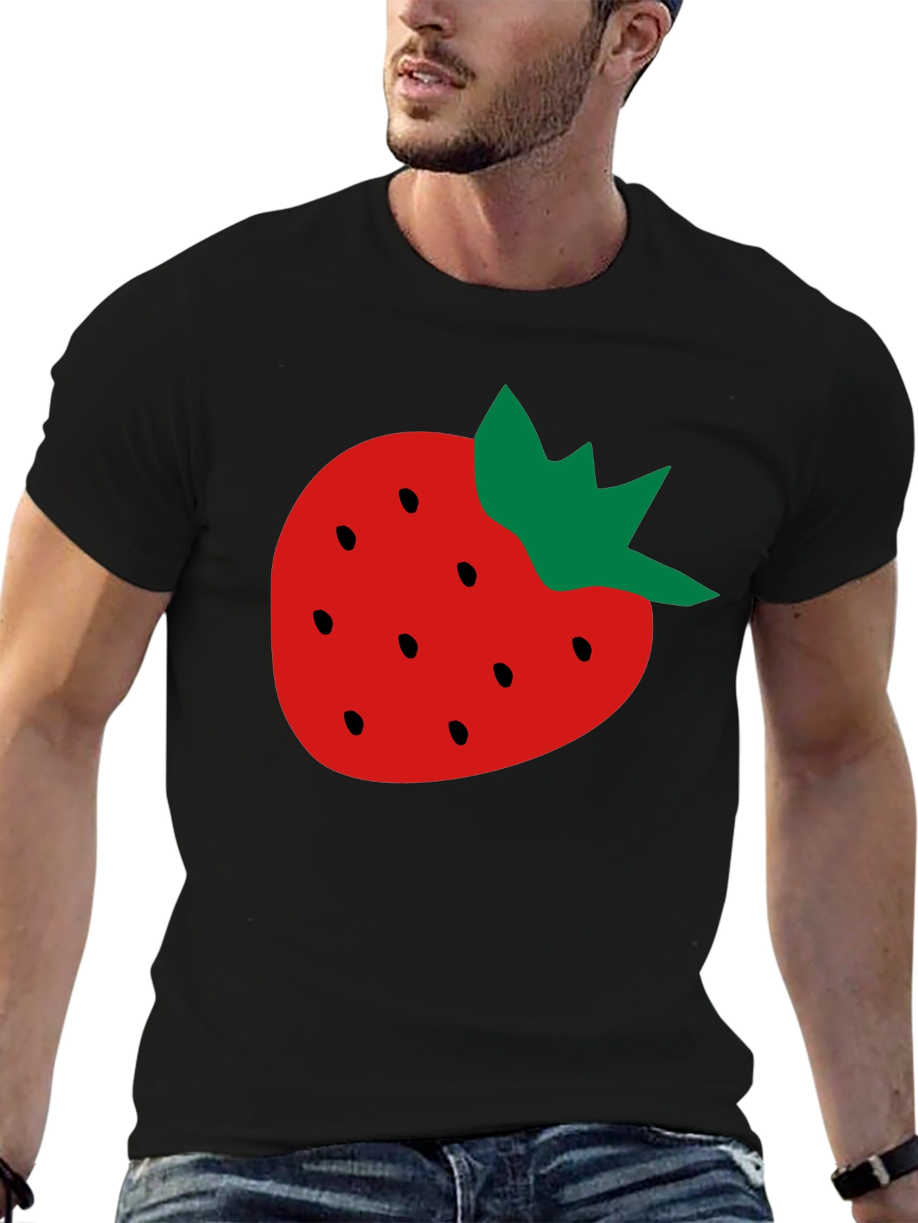 Strawberry Graphic Tee - Fruit Lover T-Shirt
