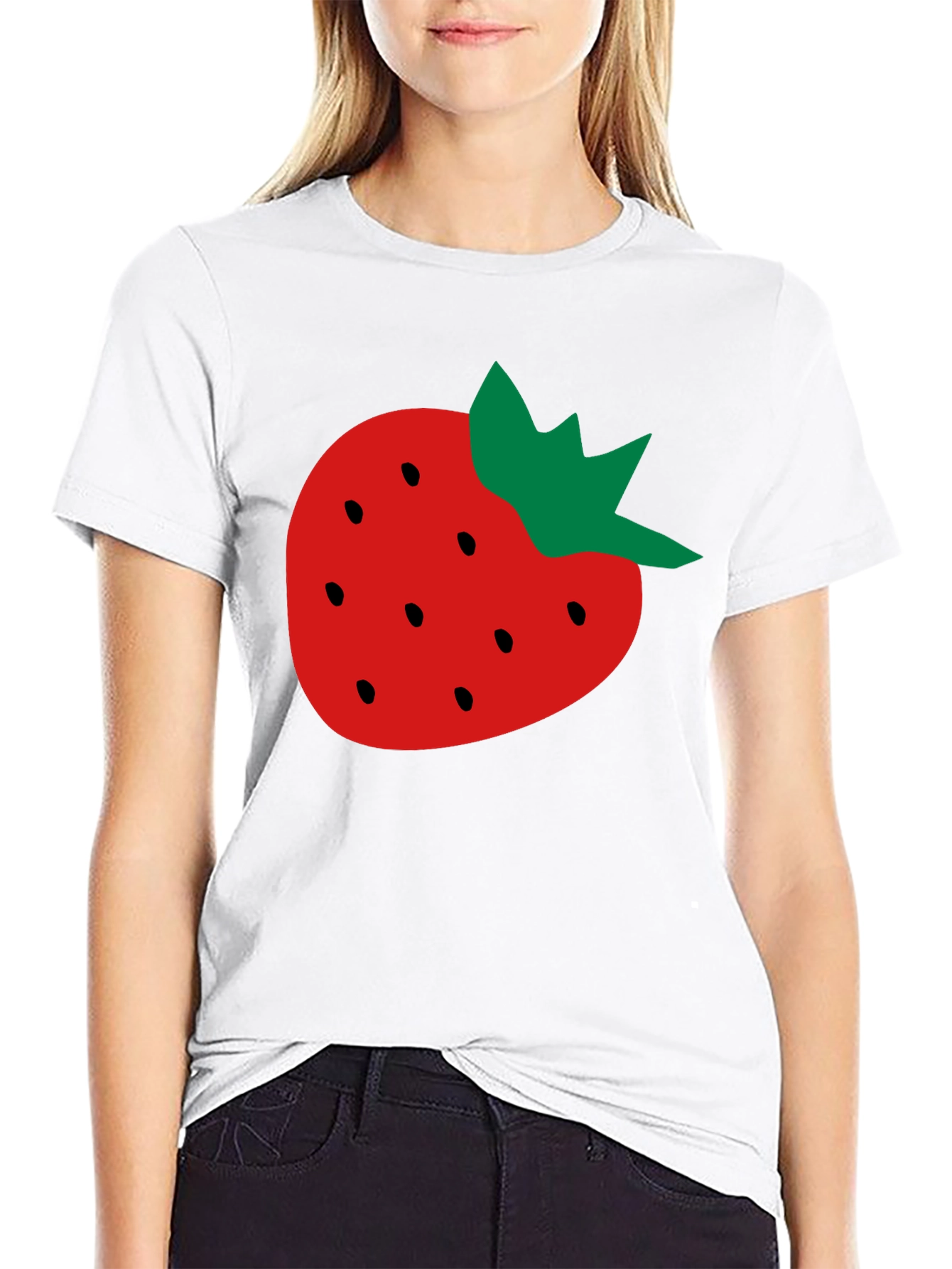 Strawberry Graphic Tee - Fruit Lover T-Shirt