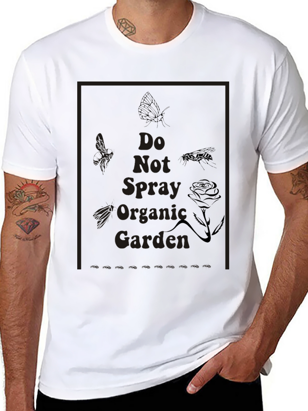 Do Not Spray Organic Garden T-Shirt