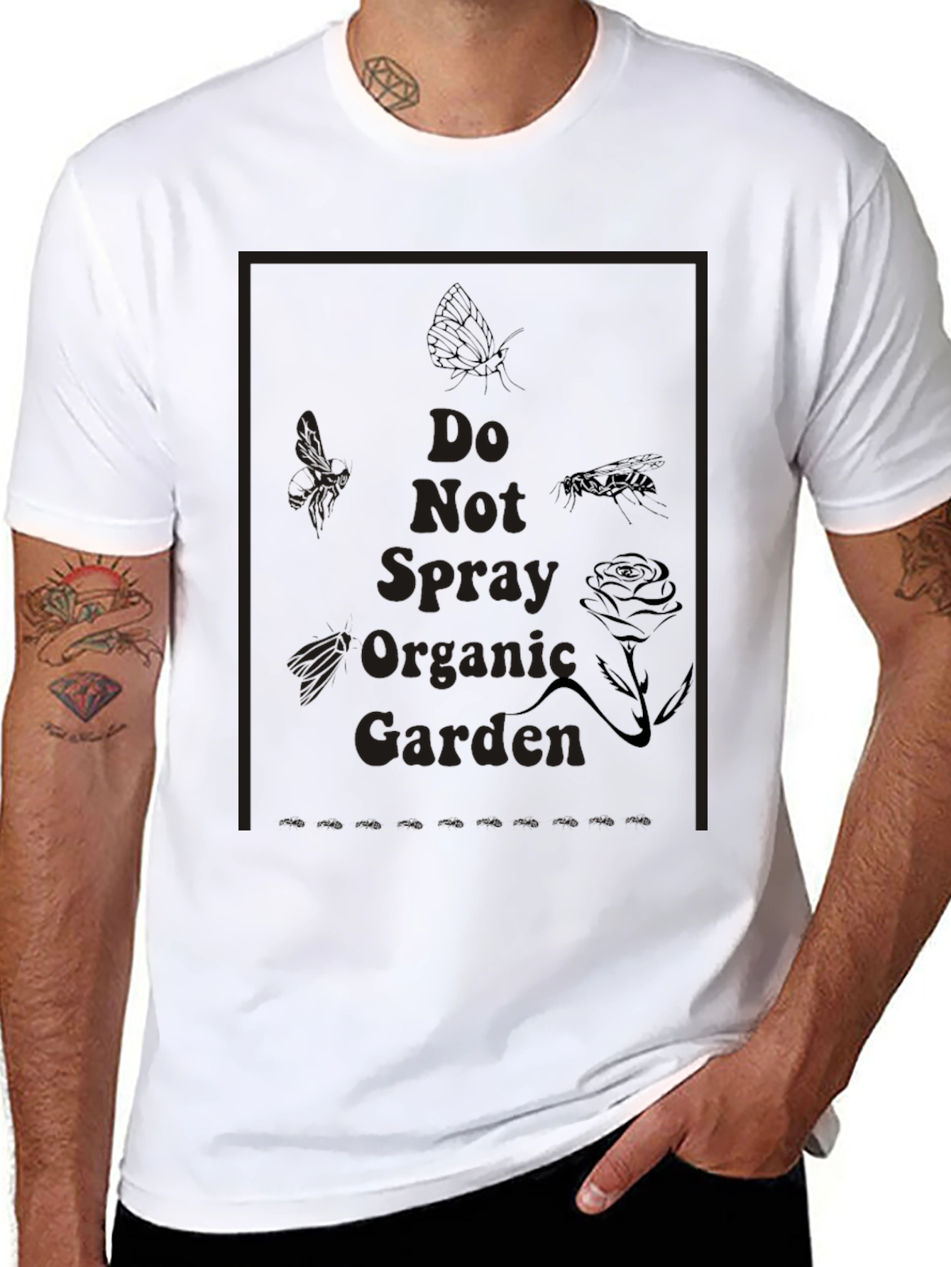 Do Not Spray Organic Garden T-Shirt