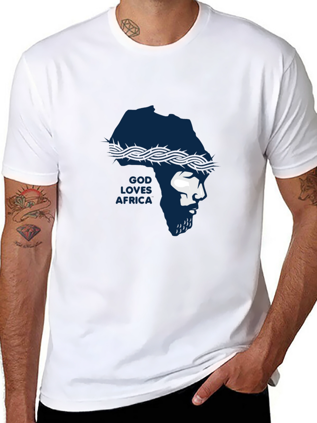 God Loves Africa T-Shirt - Unique Design