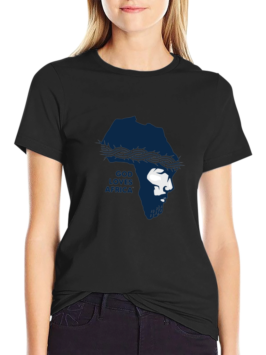 God Loves Africa T-Shirt - Unique Design