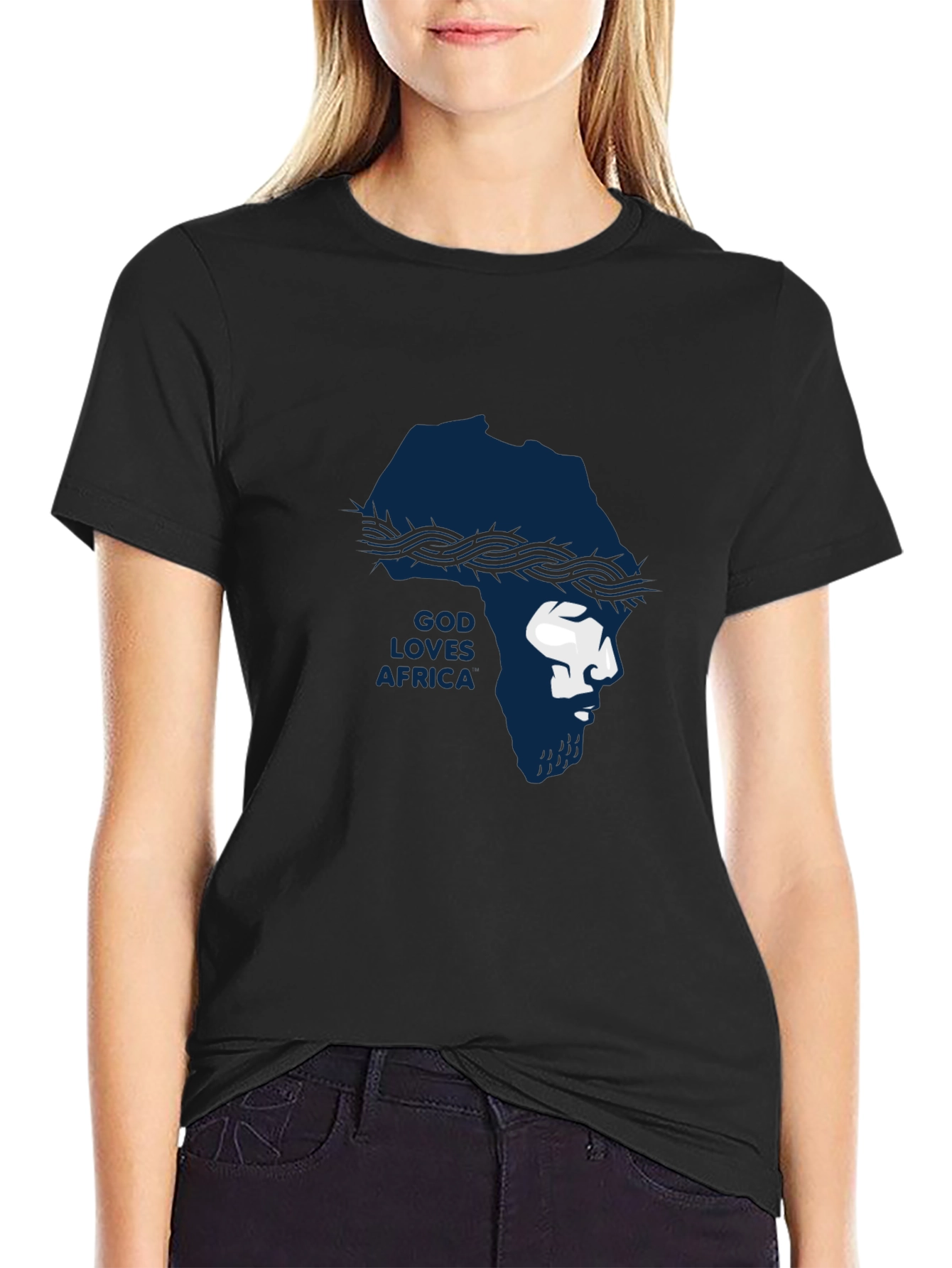 God Loves Africa T-Shirt - Unique Design
