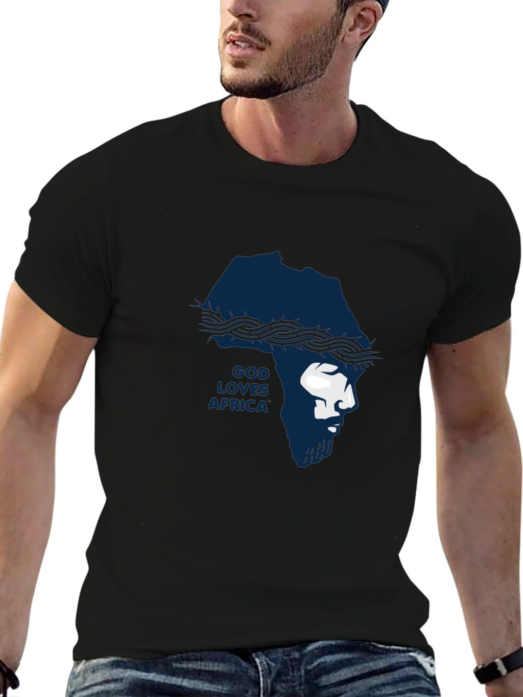 God Loves Africa T-Shirt - Unique Design