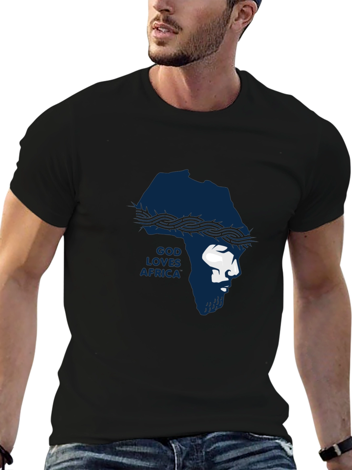 God Loves Africa T-Shirt - Unique Design