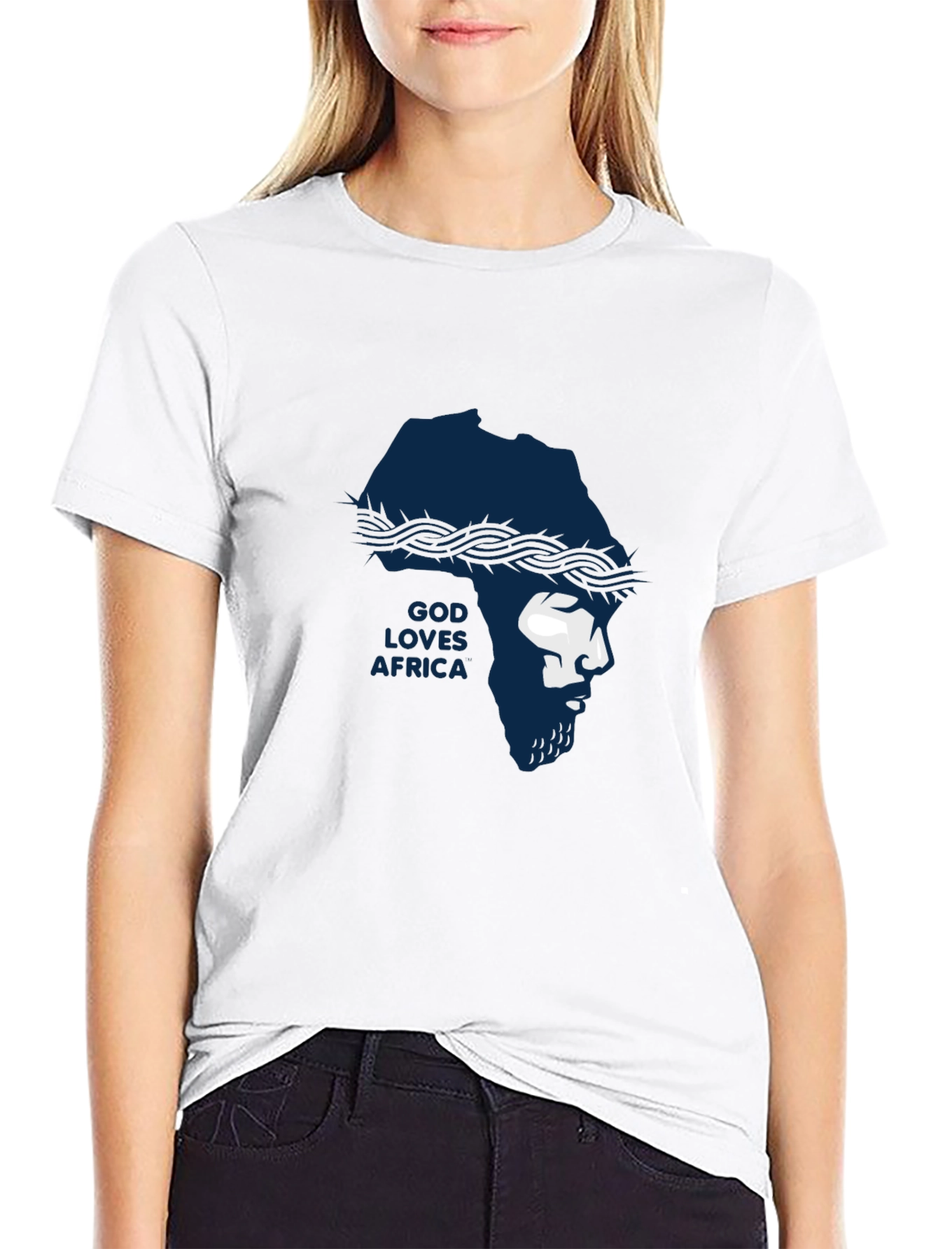 God Loves Africa T-Shirt - Unique Design