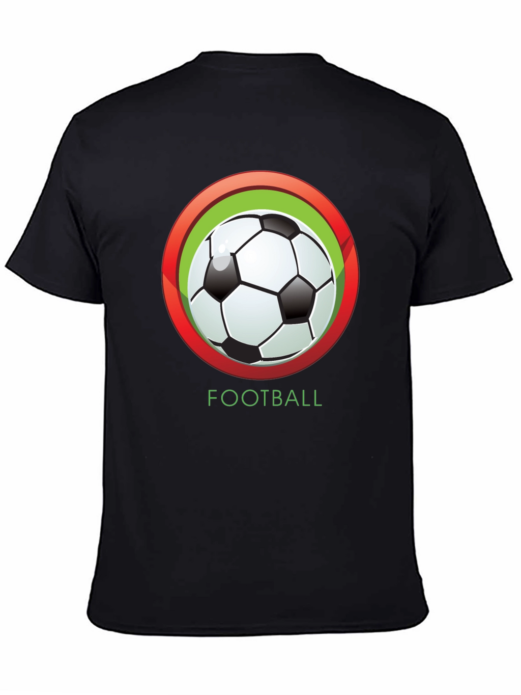 Football Graphic Tee - Classic Soccer Ball Design