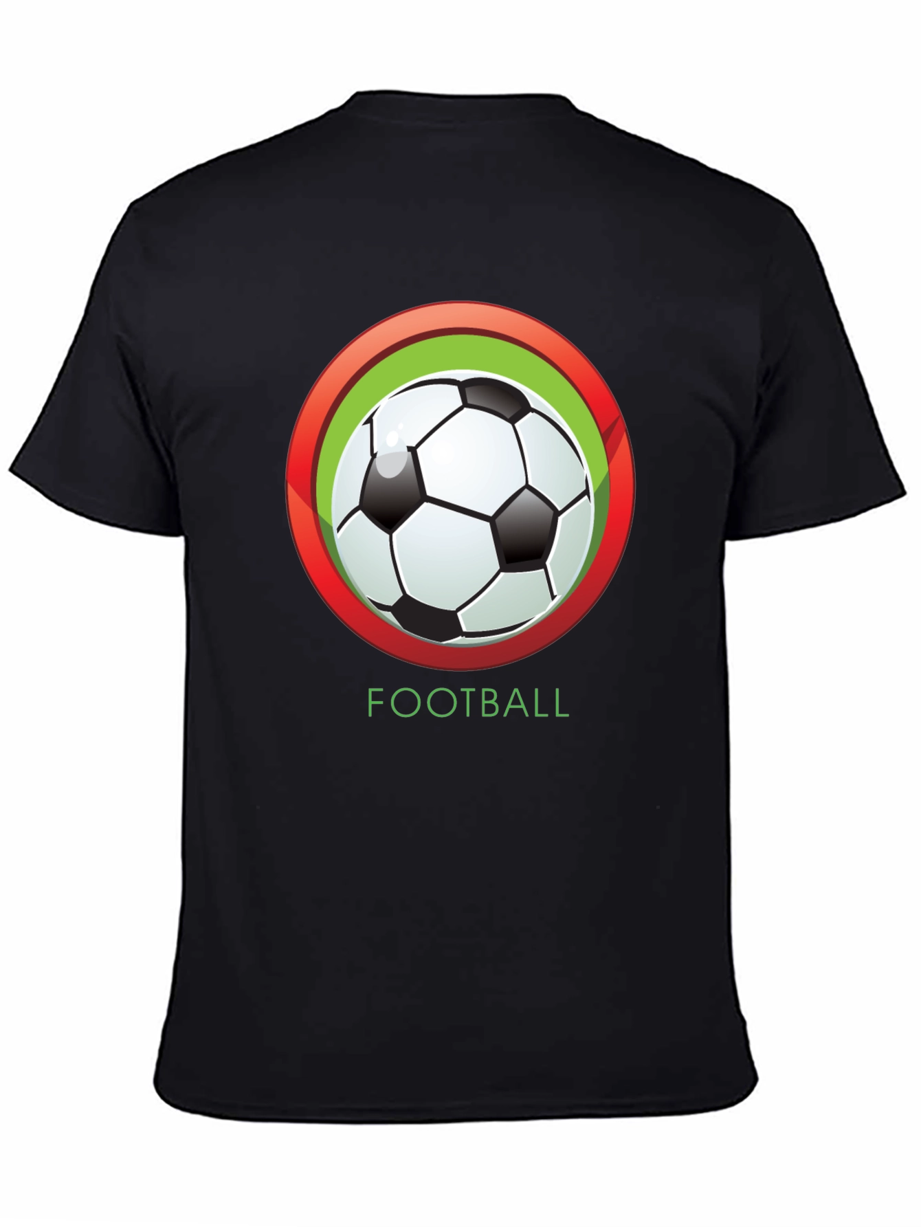 Football Graphic Tee - Classic Soccer Ball Design