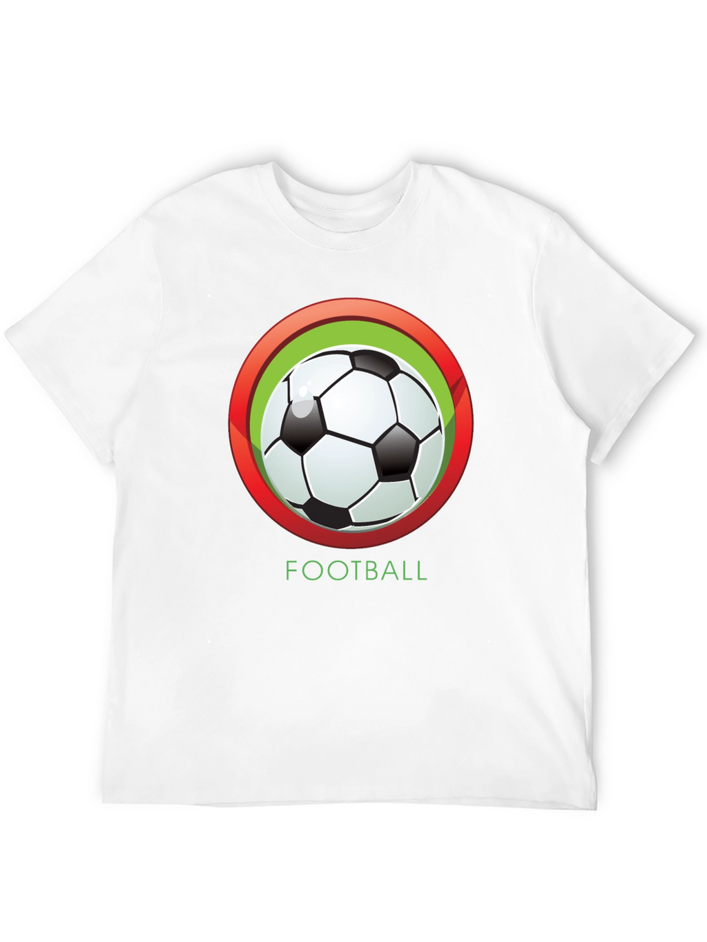 Football Graphic Tee - Classic Soccer Ball Design