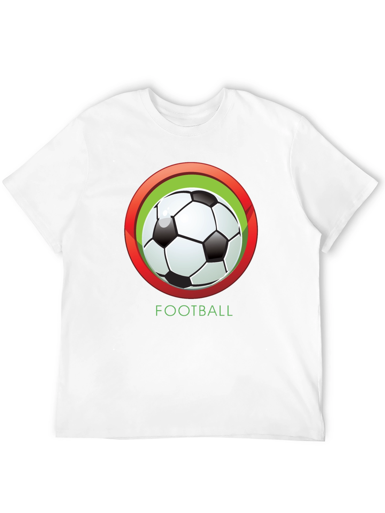 Football Graphic Tee - Classic Soccer Ball Design