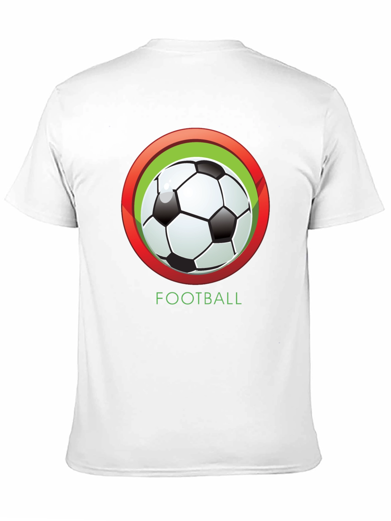 Football Graphic Tee - Classic Soccer Ball Design