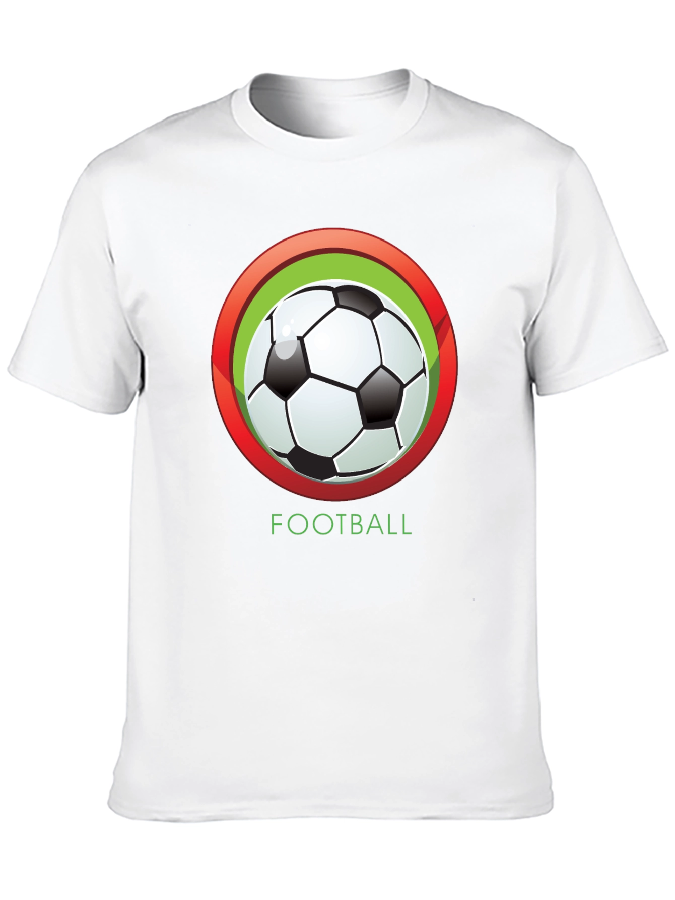 Football Graphic Tee - Classic Soccer Ball Design