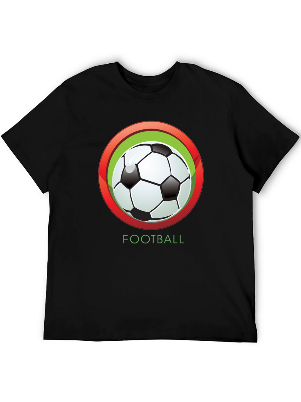Football Graphic Tee - Classic Soccer Ball Design