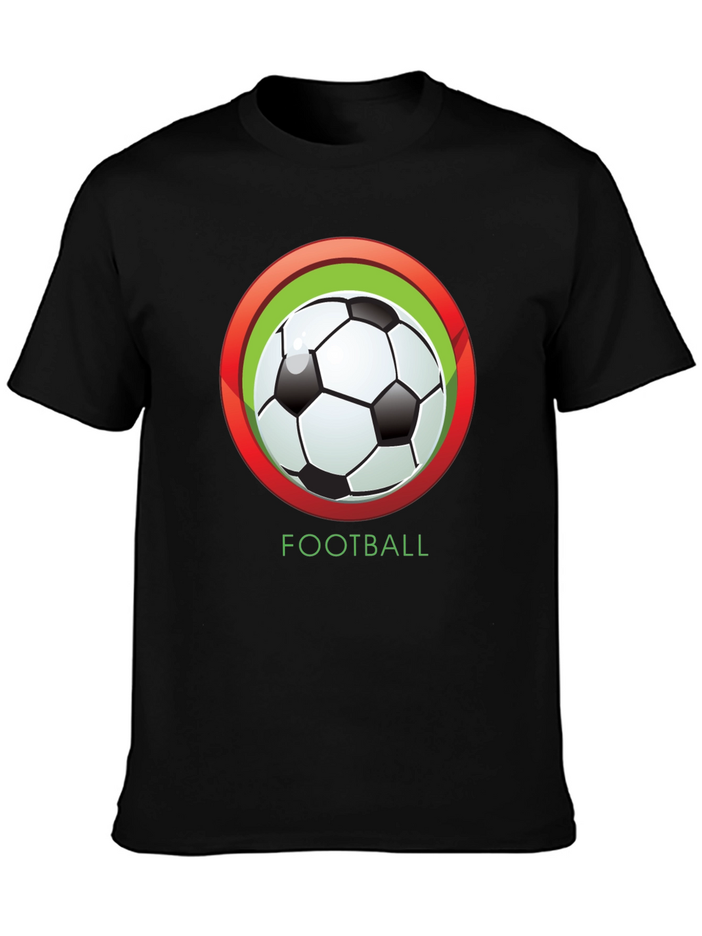 Football Graphic Tee - Classic Soccer Ball Design