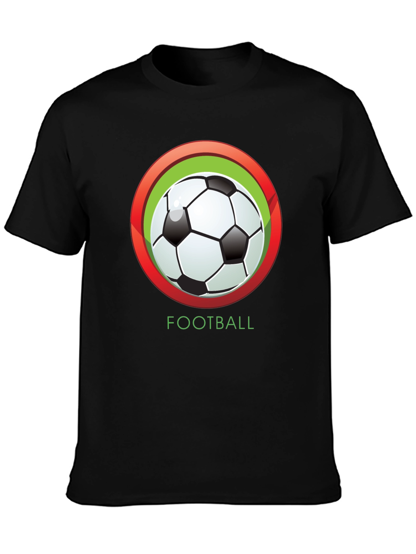 Football Graphic Tee - Classic Soccer Ball Design