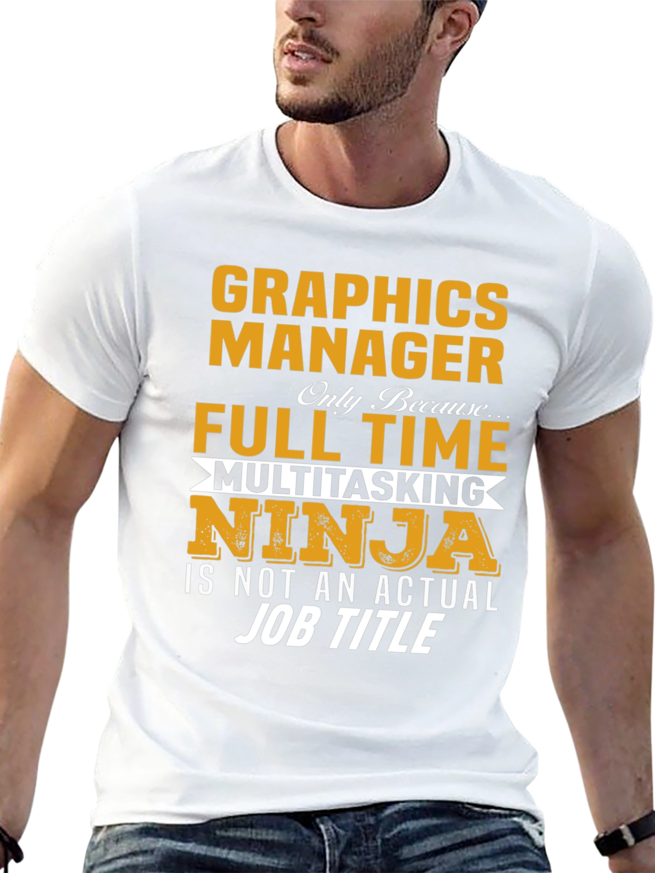 Graphics Manager Full Time Ninja T-Shirt