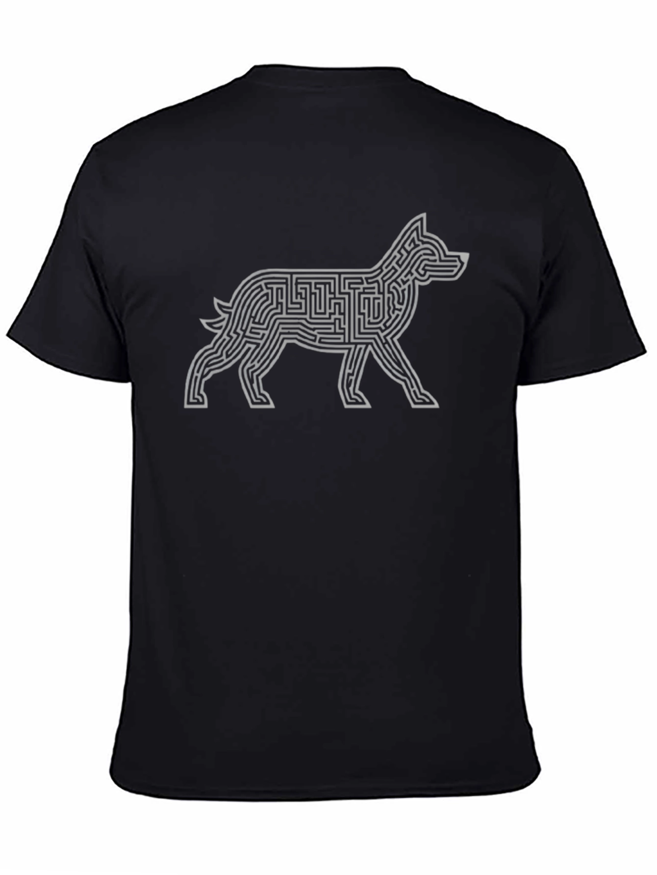 Dog Maze T-Shirt - Solve the Canine Conundrum!