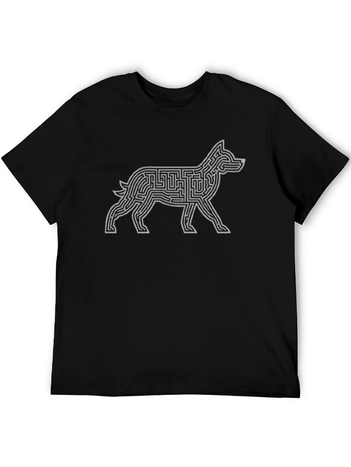 Dog Maze T-Shirt - Solve the Canine Conundrum!