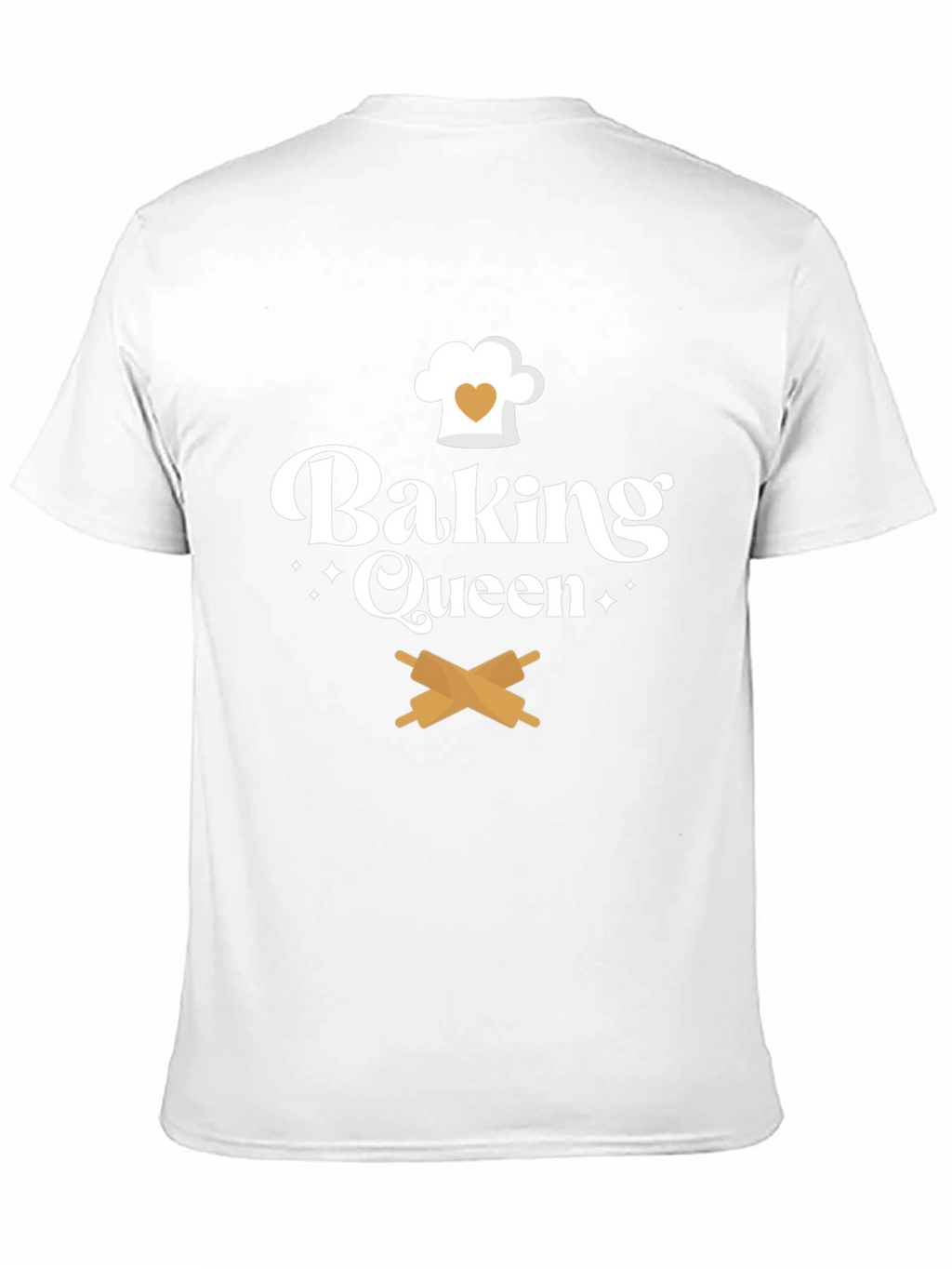 Baking Queen T-Shirt Chef Hat & Rolling Pins