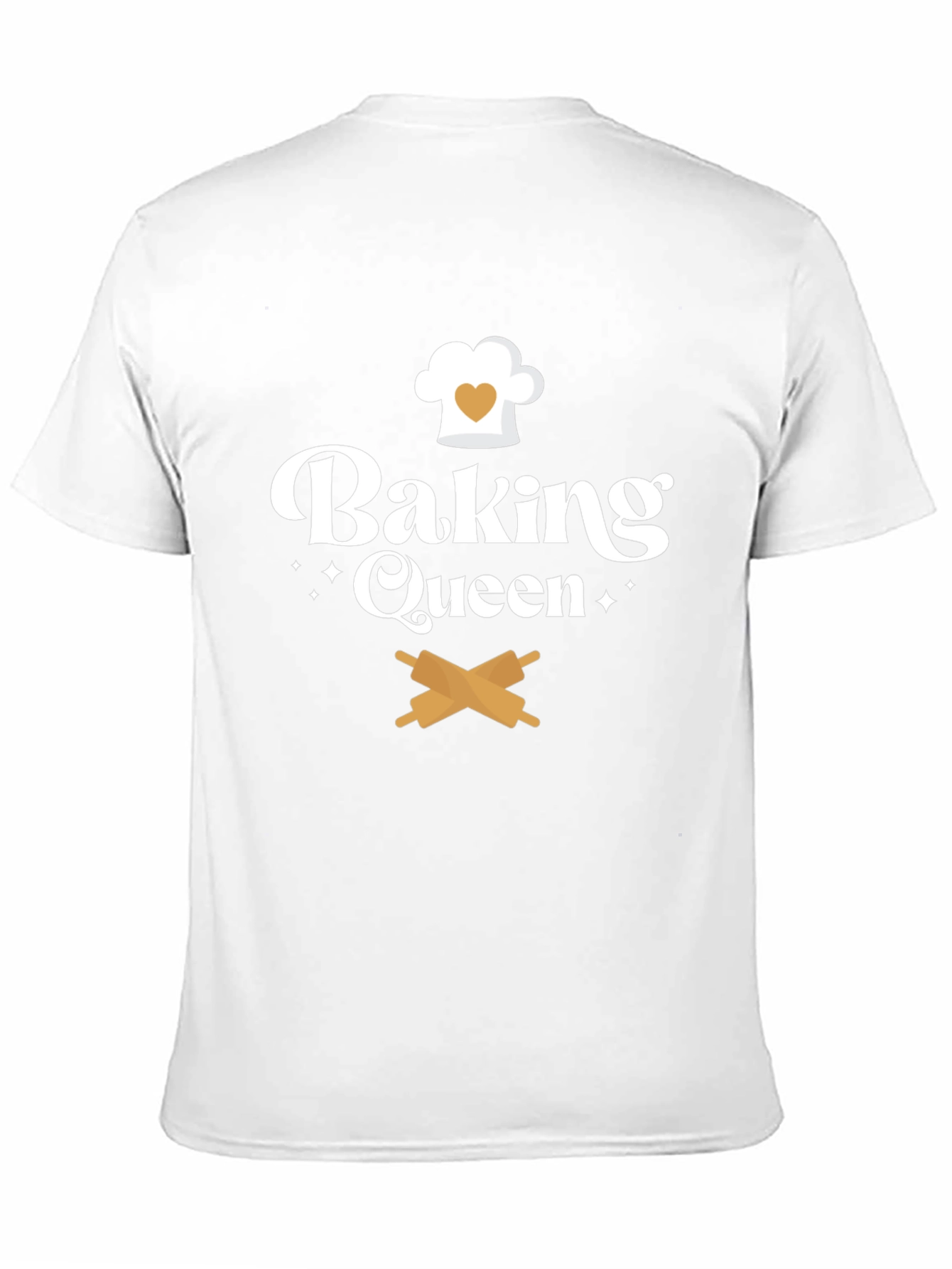 Baking Queen T-Shirt Chef Hat & Rolling Pins
