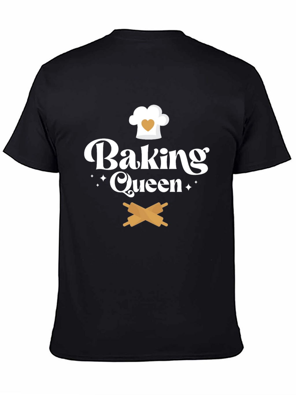 Baking Queen T-Shirt Chef Hat & Rolling Pins