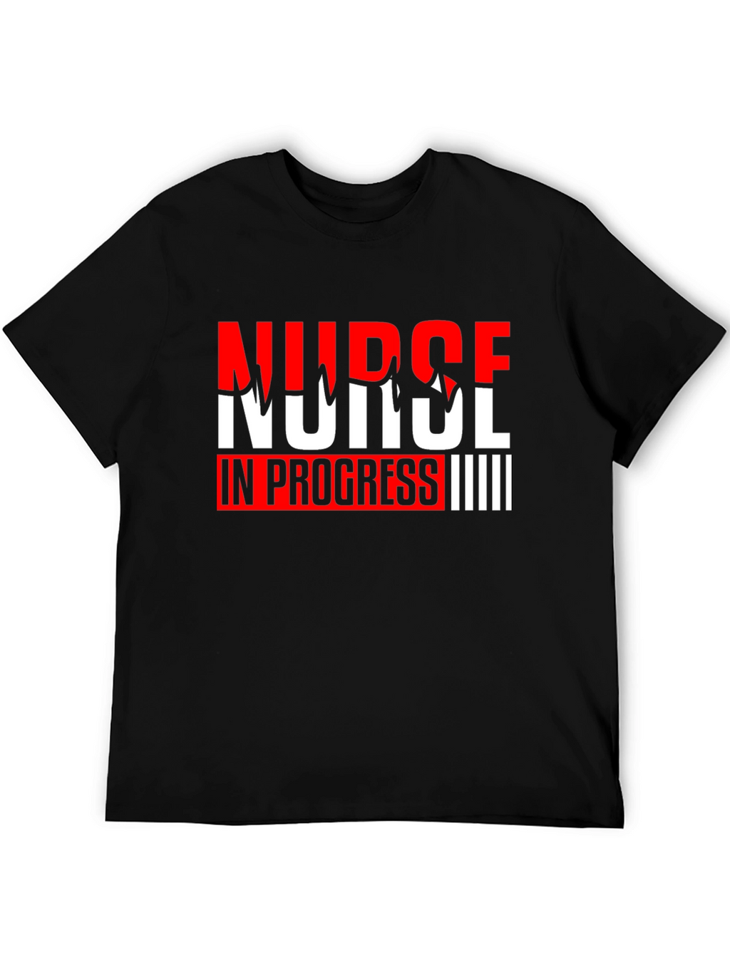 Nurse In Progress Graphic Tee - Black