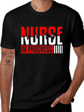 Nurse In Progress Graphic Tee - Black