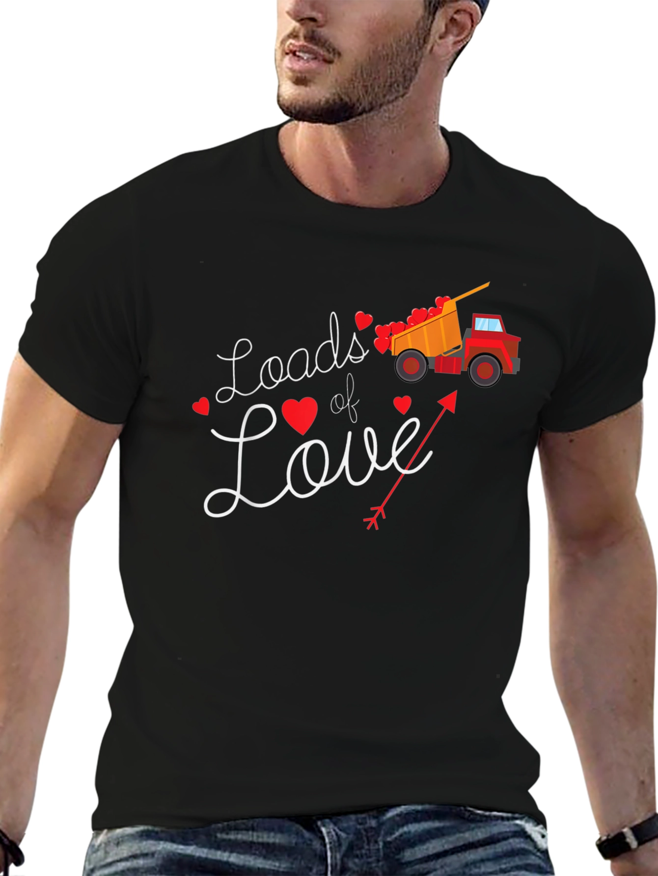 Loads of Love Valentines Day Truck T-Shirt