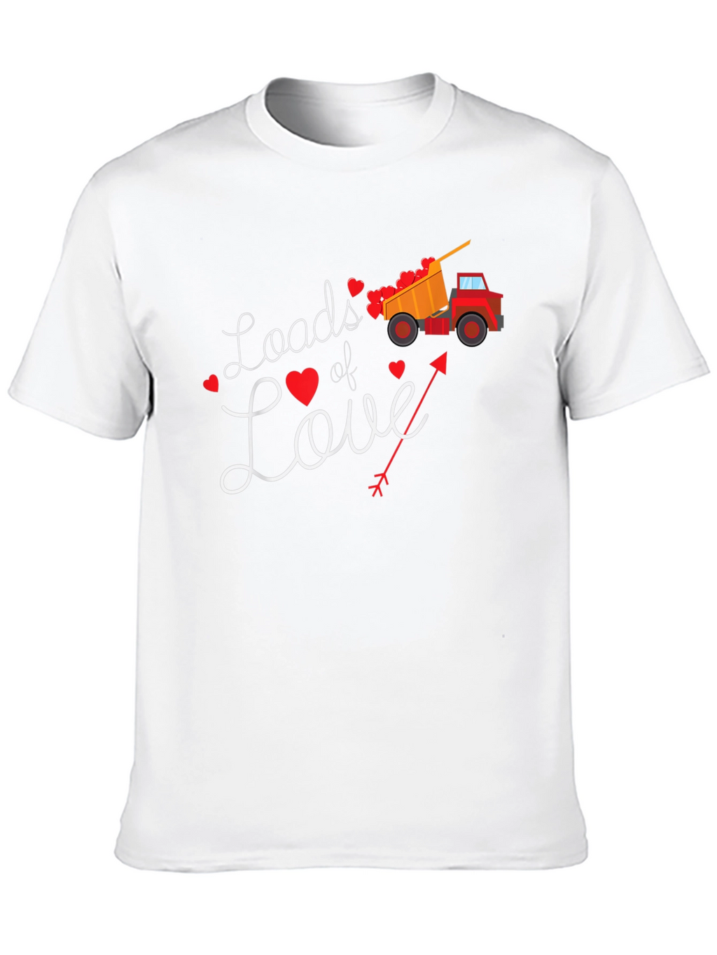 Loads of Love Valentines Day Truck T-Shirt
