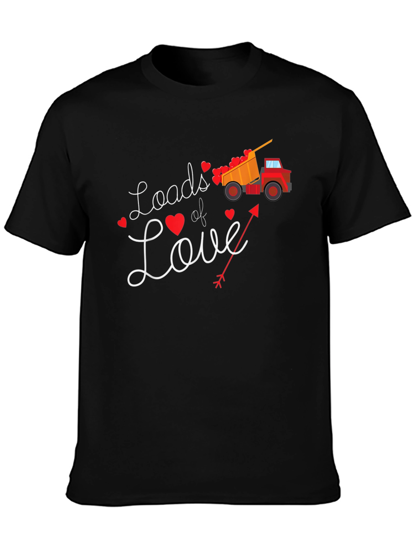 Loads of Love Valentines Day Truck T-Shirt