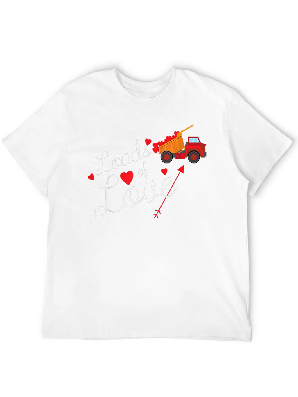 Loads of Love Valentines Day Truck T-Shirt