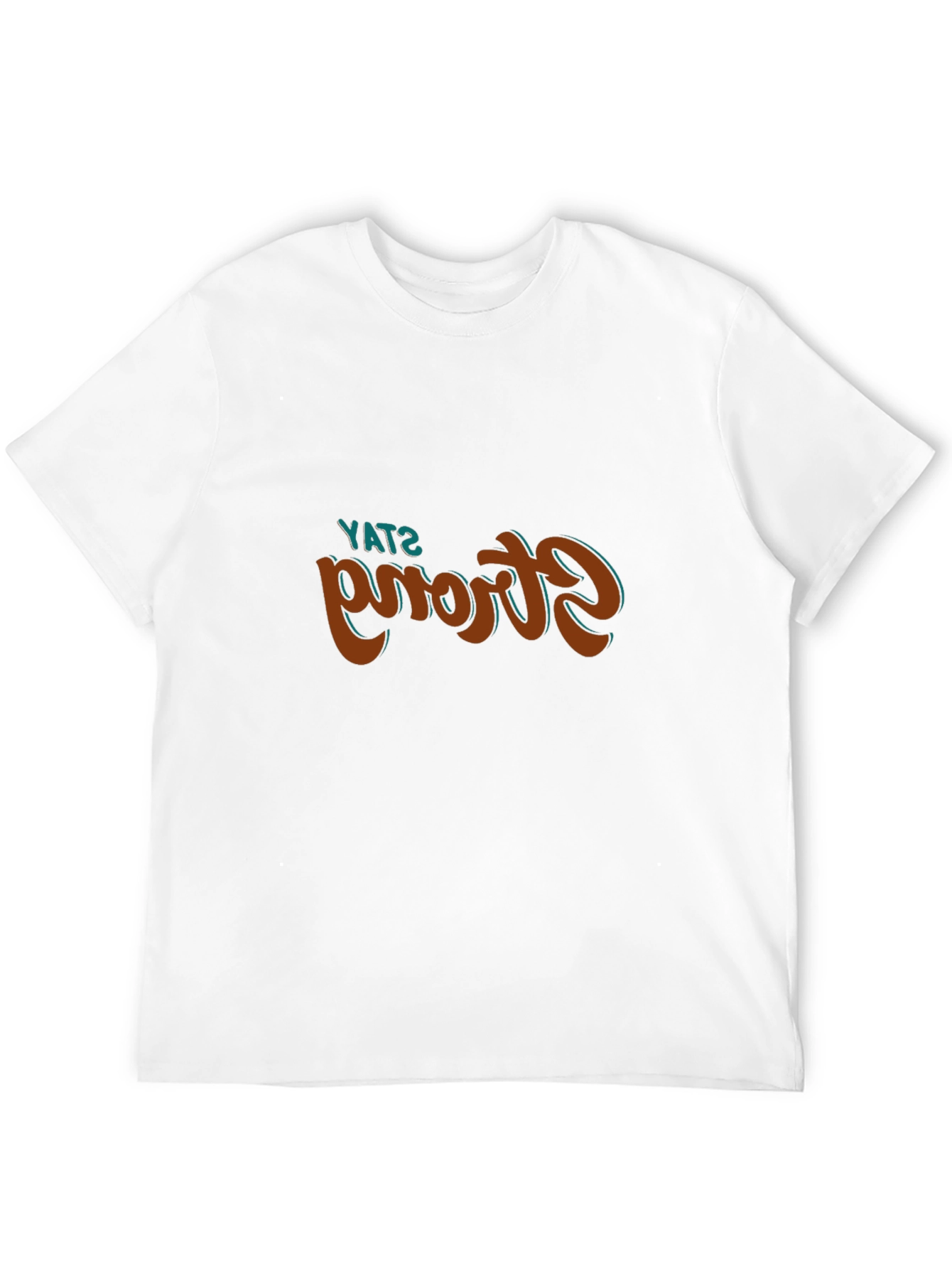 Stay Strong Graphic Tee - Stylish Comfort