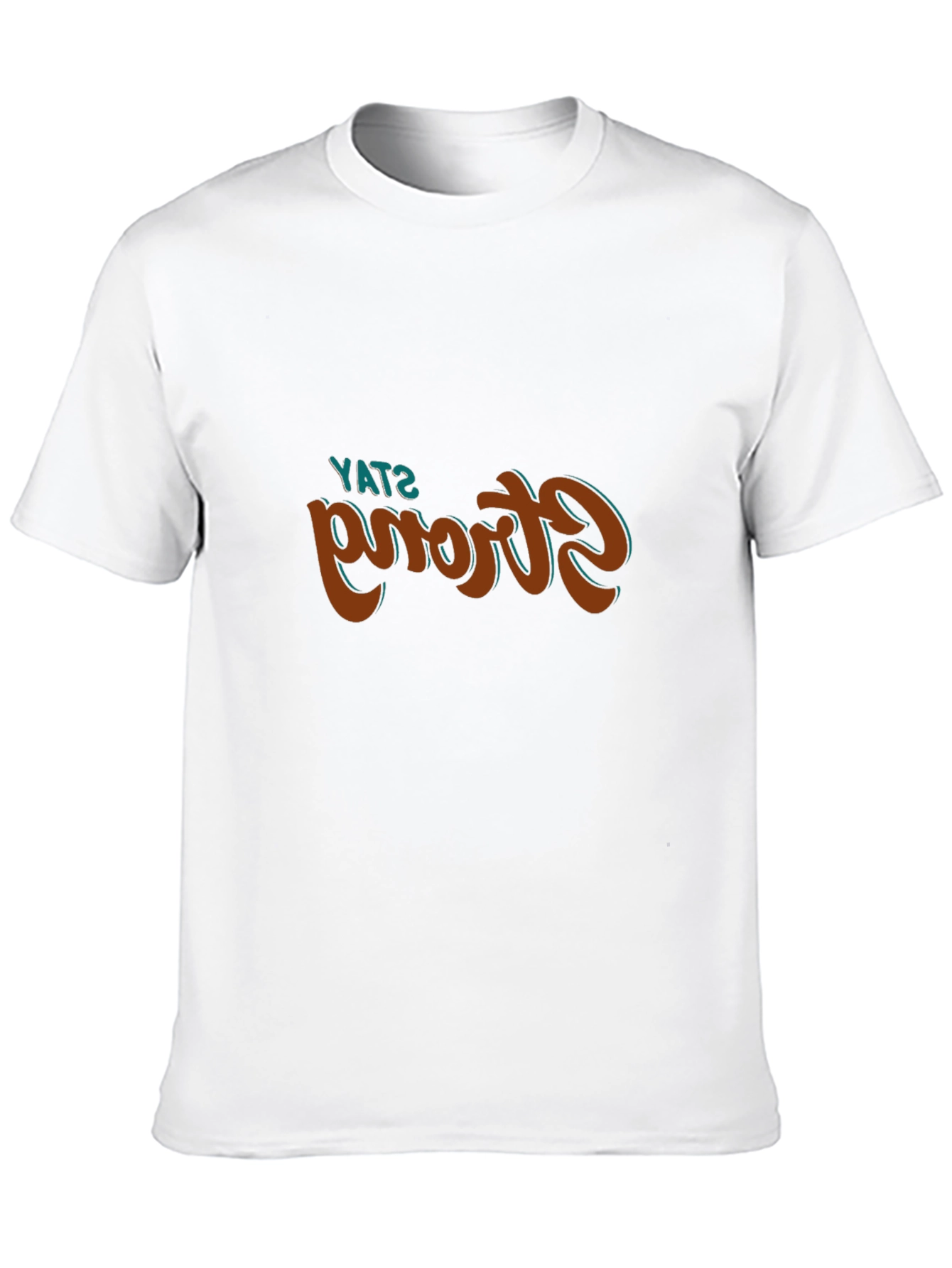 Stay Strong Graphic Tee - Stylish Comfort