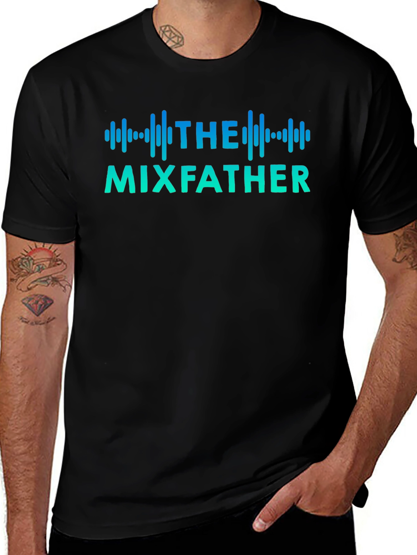 The Mixfather T-Shirt - DJ Music Producer Tee