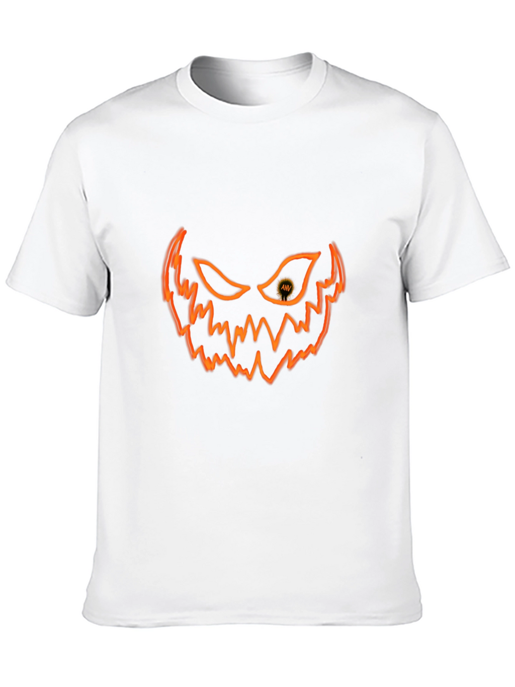Halloween Pumpkin Face Graphic T-Shirt