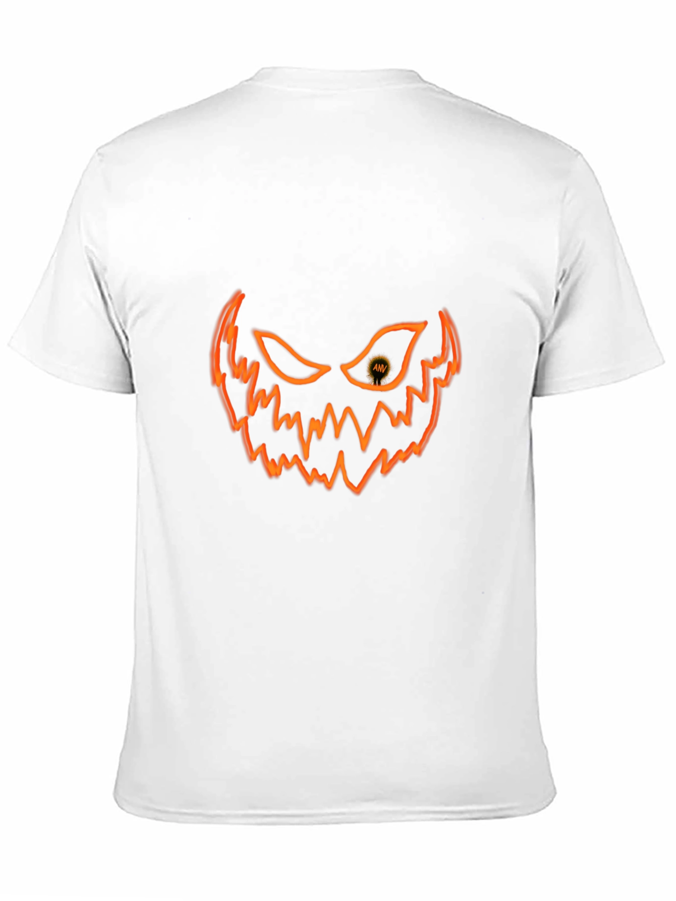 Halloween Pumpkin Face Graphic T-Shirt
