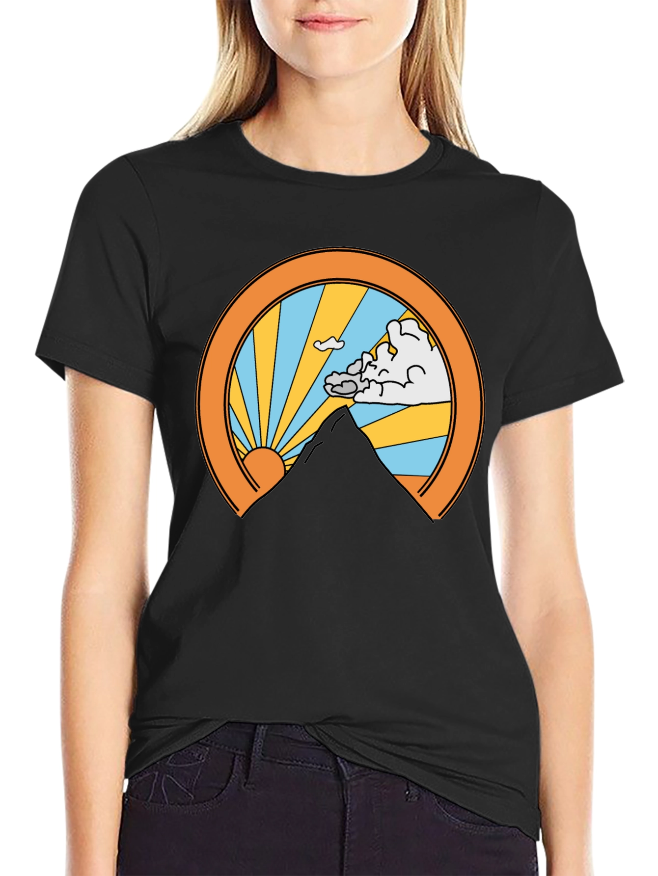 Mountain Sunrise Graphic Tee