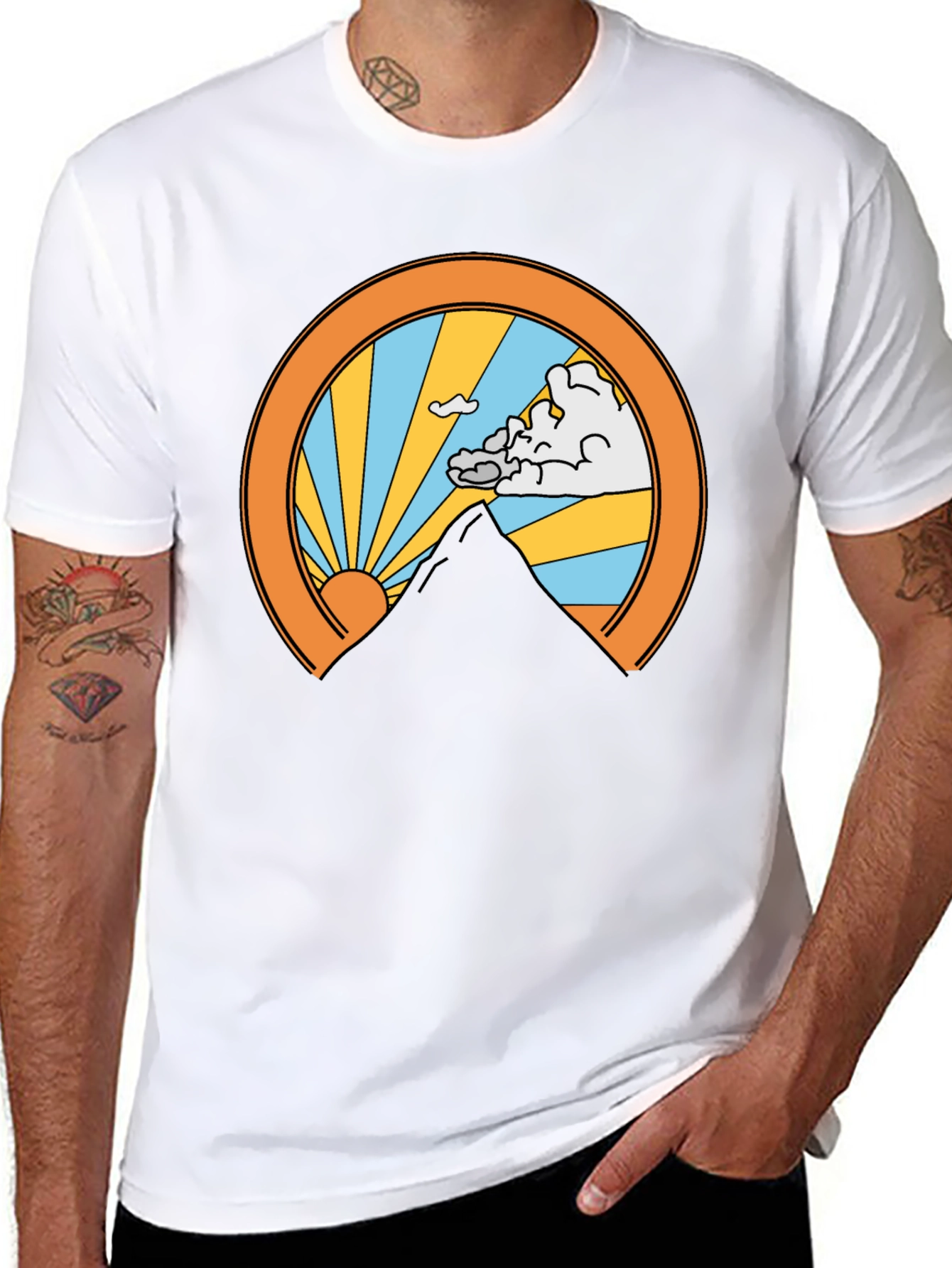 Mountain Sunrise Graphic Tee