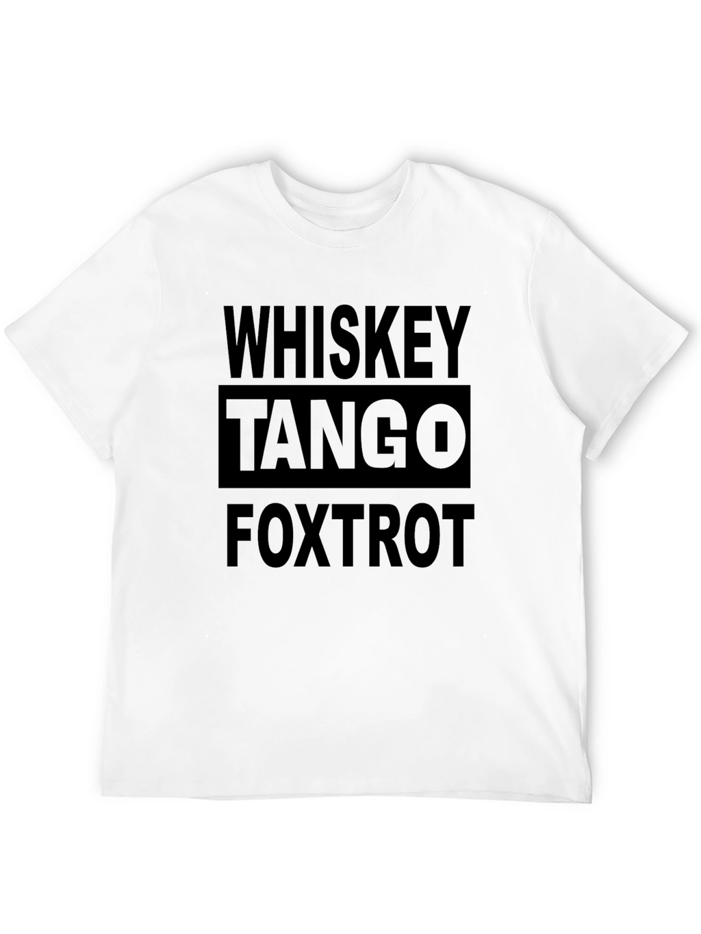 Whiskey Tango Foxtrot Black T-Shirt